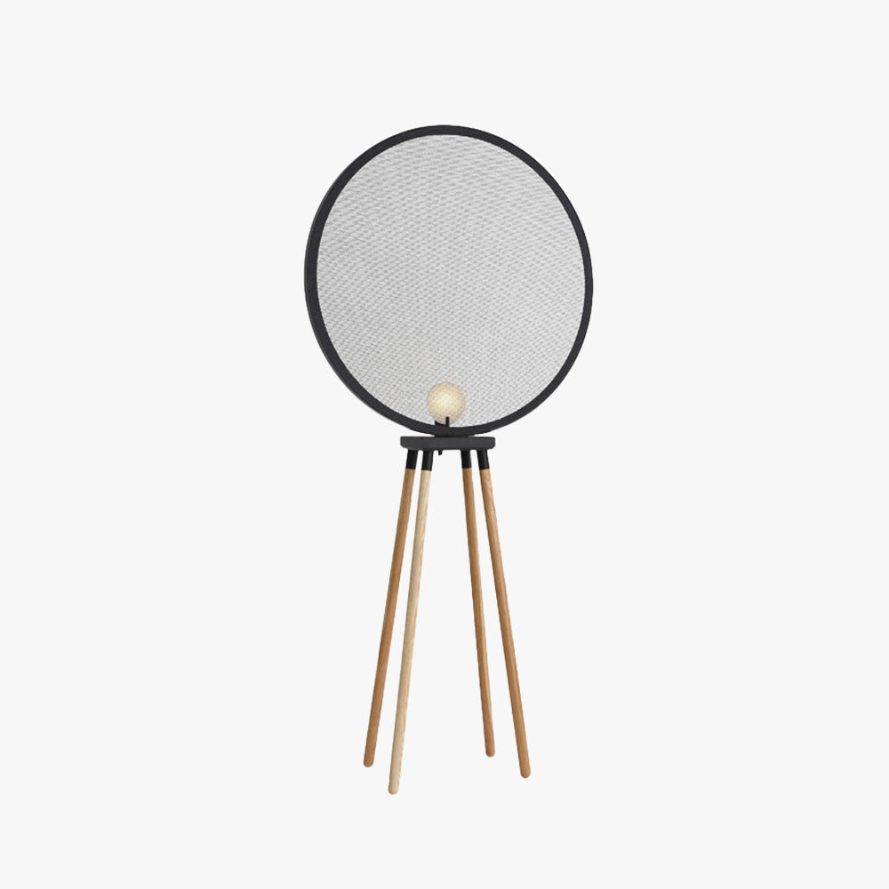 Cooley minimalistisk gulvlampe med moderne design, metal og træ