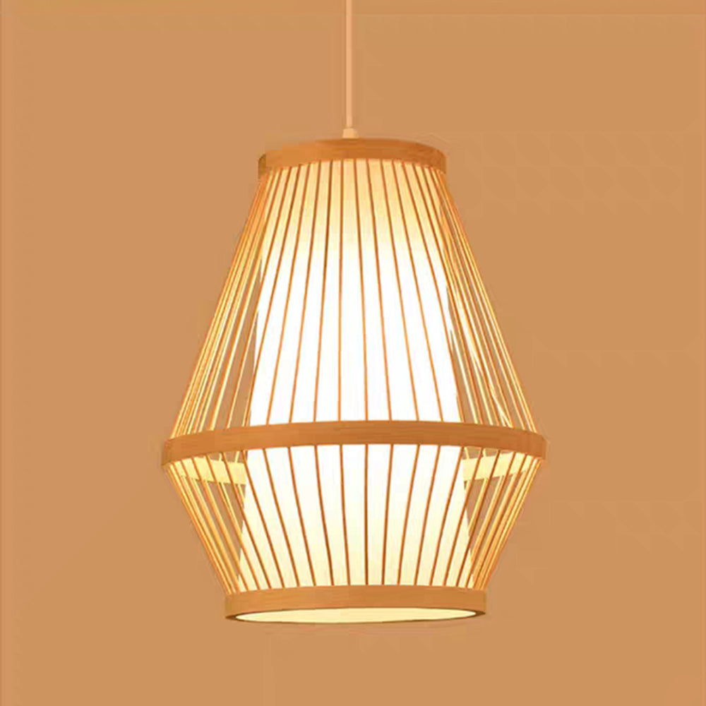 Muto Rattan Handmade Woven Bamboo Vintage Pendant Light