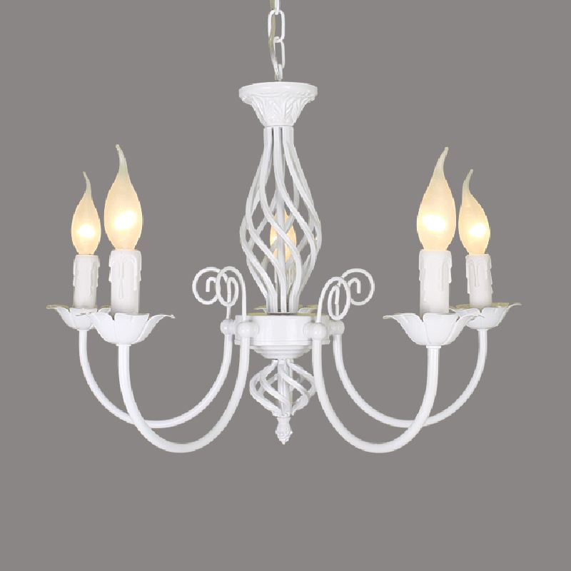 Silva retro pendellampa med ljus, metall/glas, svart/vit, restaurang