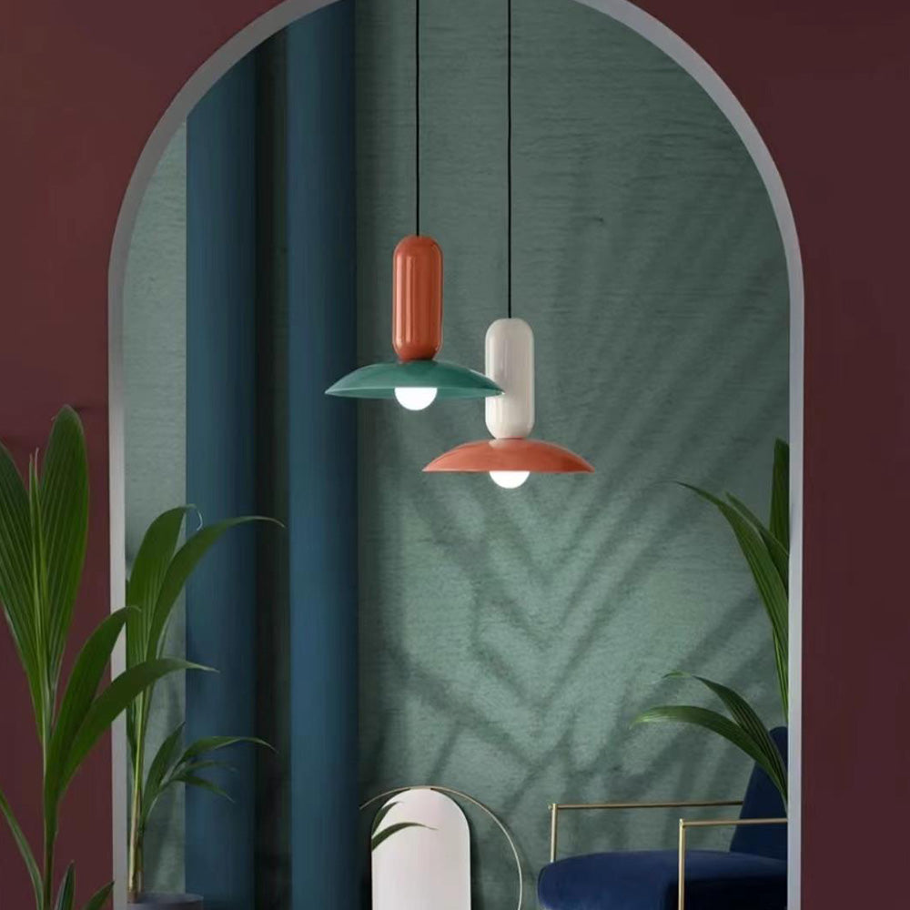 Valentina nordisk kreativ farverig pendel, metal