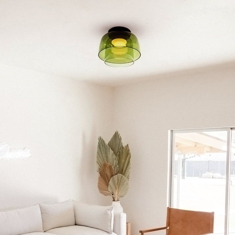Aria moderne enkel kreativ glasloftslampe