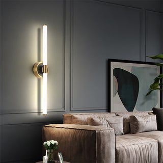 Leigh Design Metall Akryl LED Vägglampa Spegel Badrum Sovrum
