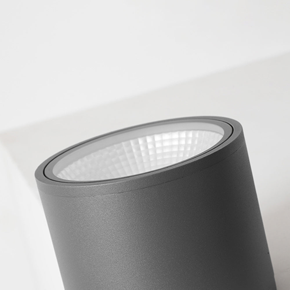 Ray modern svart cylindrisk utanpåliggande takspotlight