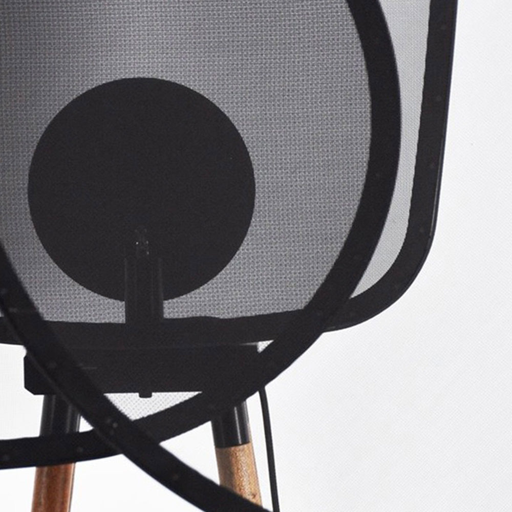 Cooley minimalistisk gulvlampe med moderne design, metal og træ