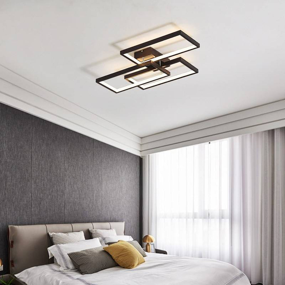 Arisha rektangulær loftslampe, 2 farver