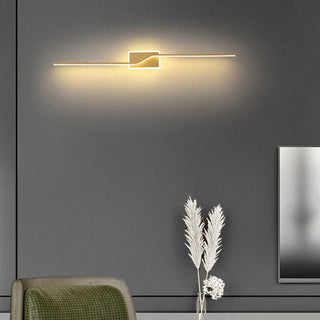 Leigh Design Linjär LED Vägglampa Metall/Silikagel Guld Badrum/Vardagsrum/Sovrum