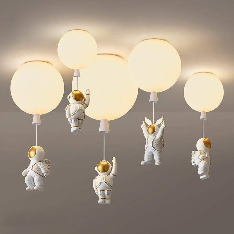 Plafon Aria Lua Astronauta em forma de balão, L 20/25/30/35cm