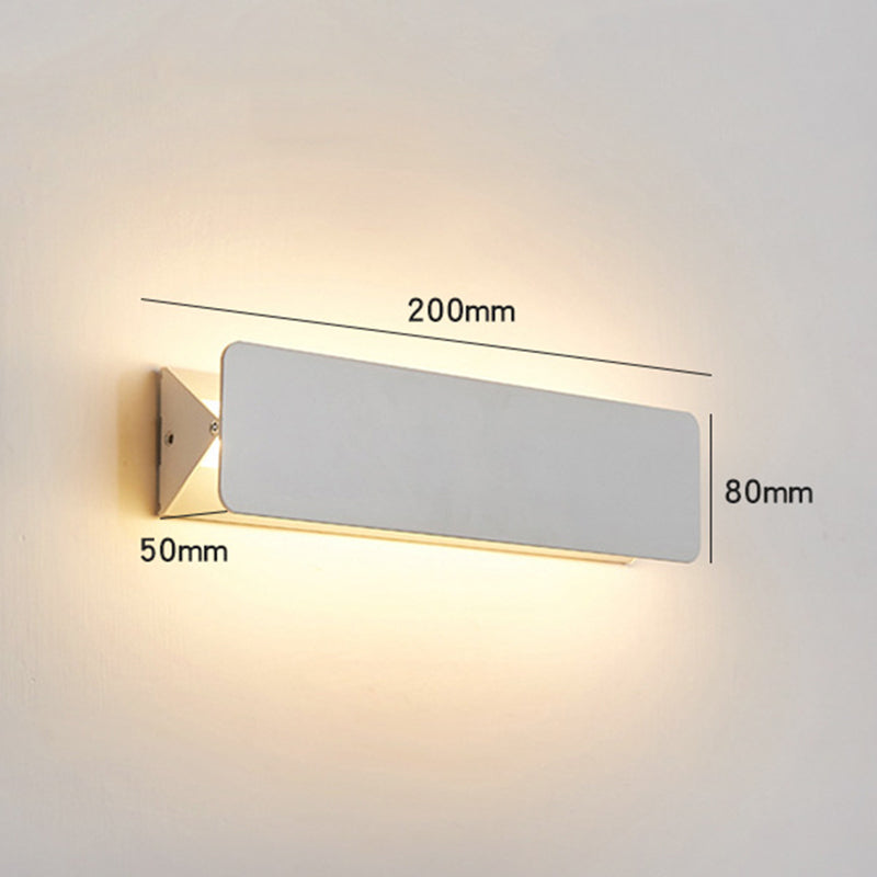 Arisha LED-vägglampa i metall för inomhusbruk, vridbar, vit