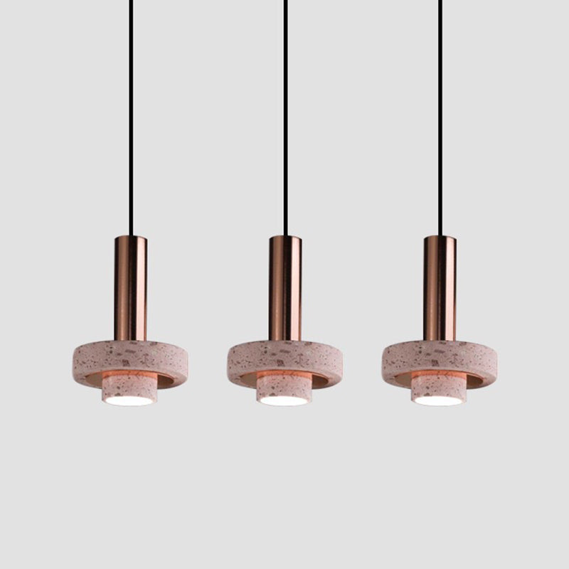 Arisha Modern LED Art Deco Colorful Pendant Light, Terrazzo