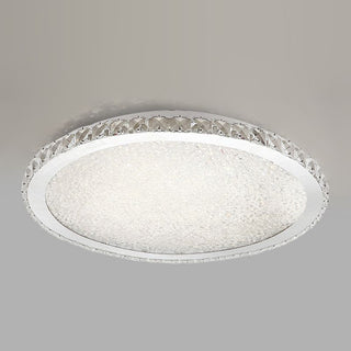 Alana Modern Lyxig Rund Glas Metall Taklampa Sovrum Vardagsrum