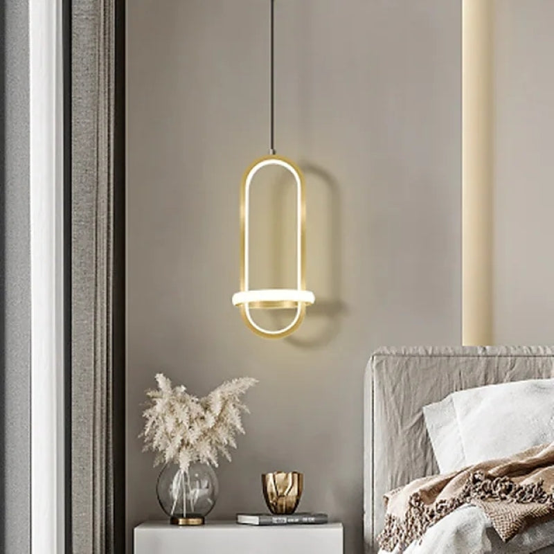 Arisha Modern Minimalist LED Ring Pendant Light Bedsides