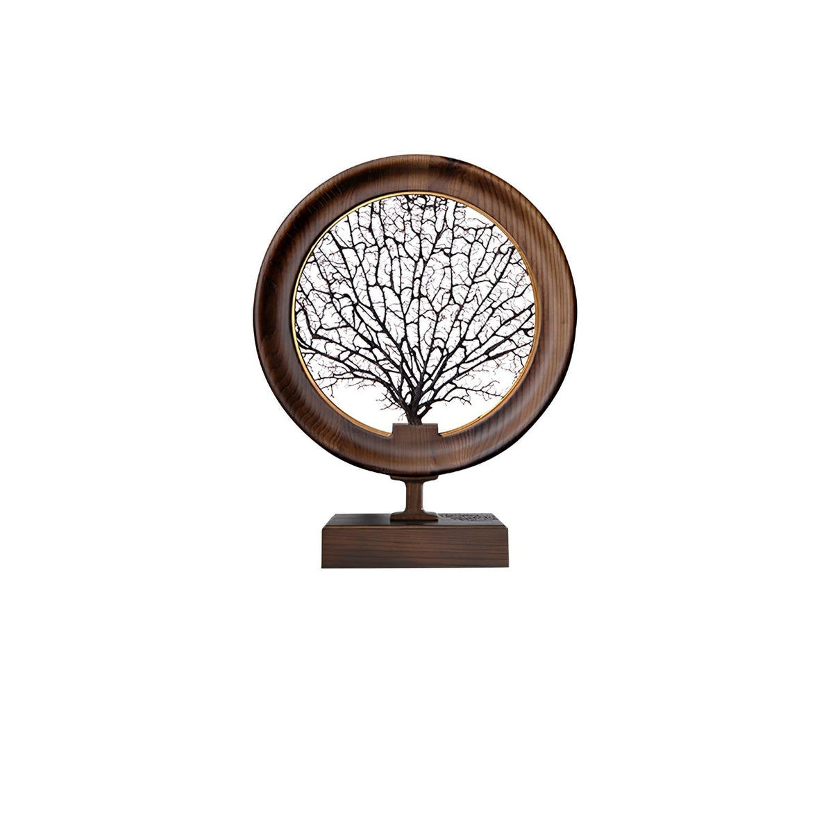 Sylalella moderne bordlampe i træ