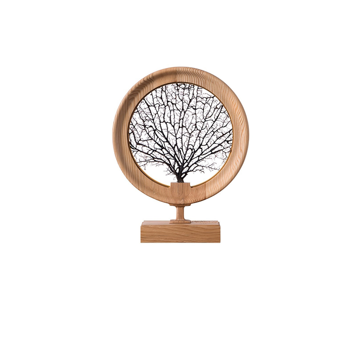 Sylalella moderne bordlampe i træ