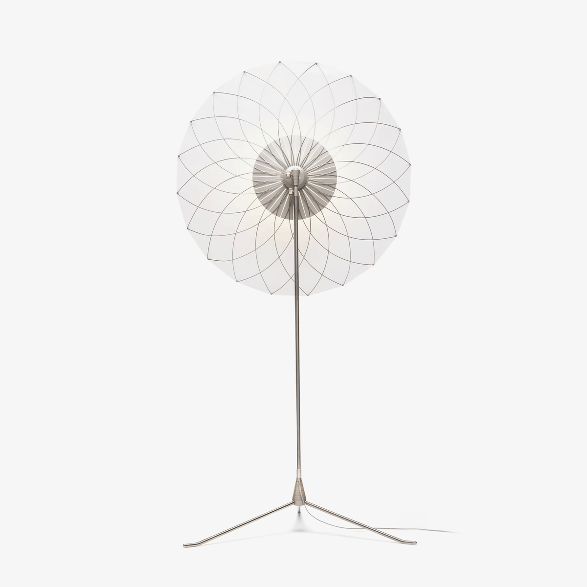 Candeeiro de pé floral radiante Vaelcourt