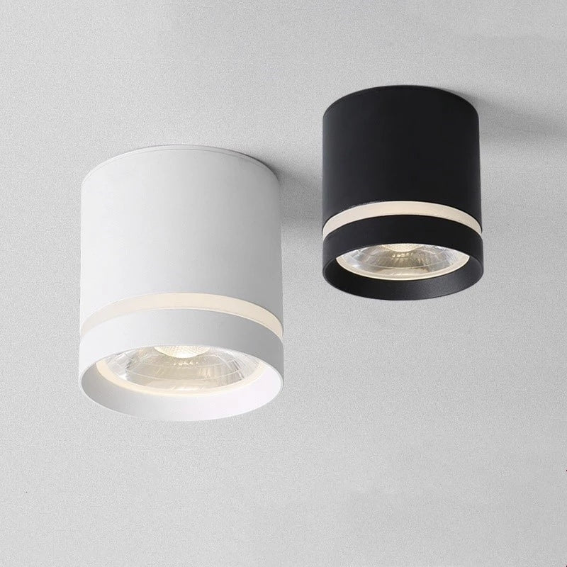Candeeiro de teto Aria Mini Modern, branco/preto, quarto/sala de estar