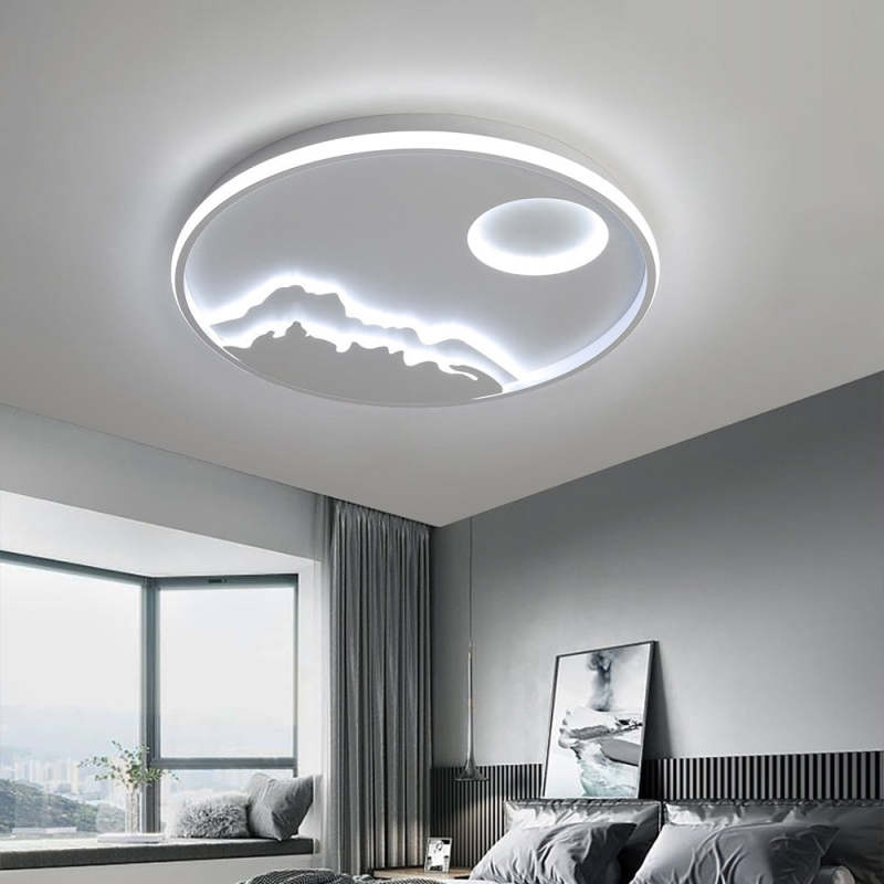 Arisha Mountain View Flush Mount Ceiling Light