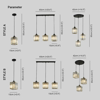 Herbert Modern Meyall Glas Pendellampa Vardagsrum Matsal