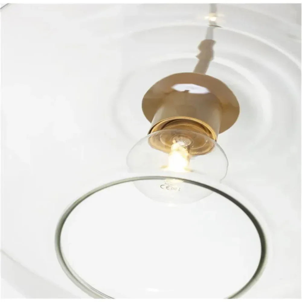 Virelo Pendant Light Glass Clear/Amber Diamond