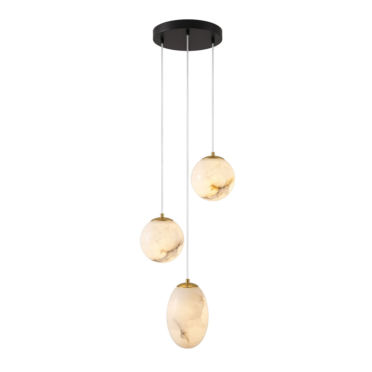 Norik minimalistisk alabasterpendel