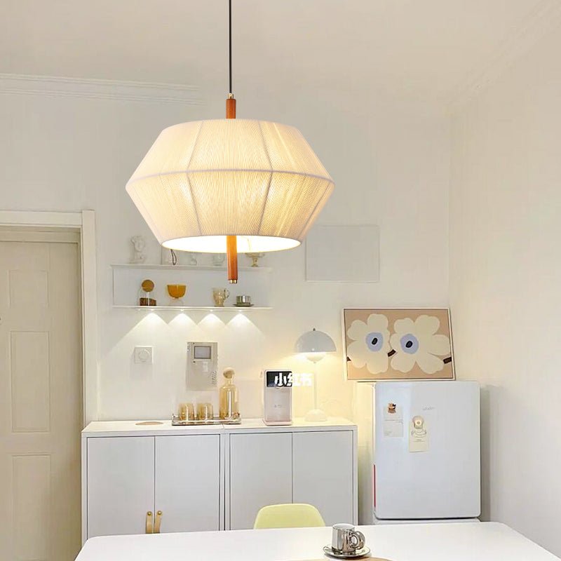 Serivia geometrisk taklampa i linne