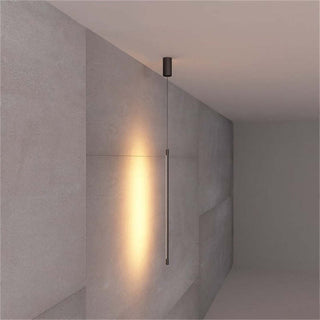 Edge Modern Lång Metall LED Pendellampa Sovrum Vardagsrum