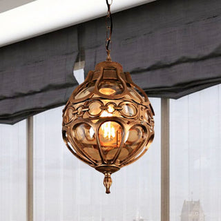 Alessio Vintage Boll Metall LED Pendellampa Vardagsrum Sovrum