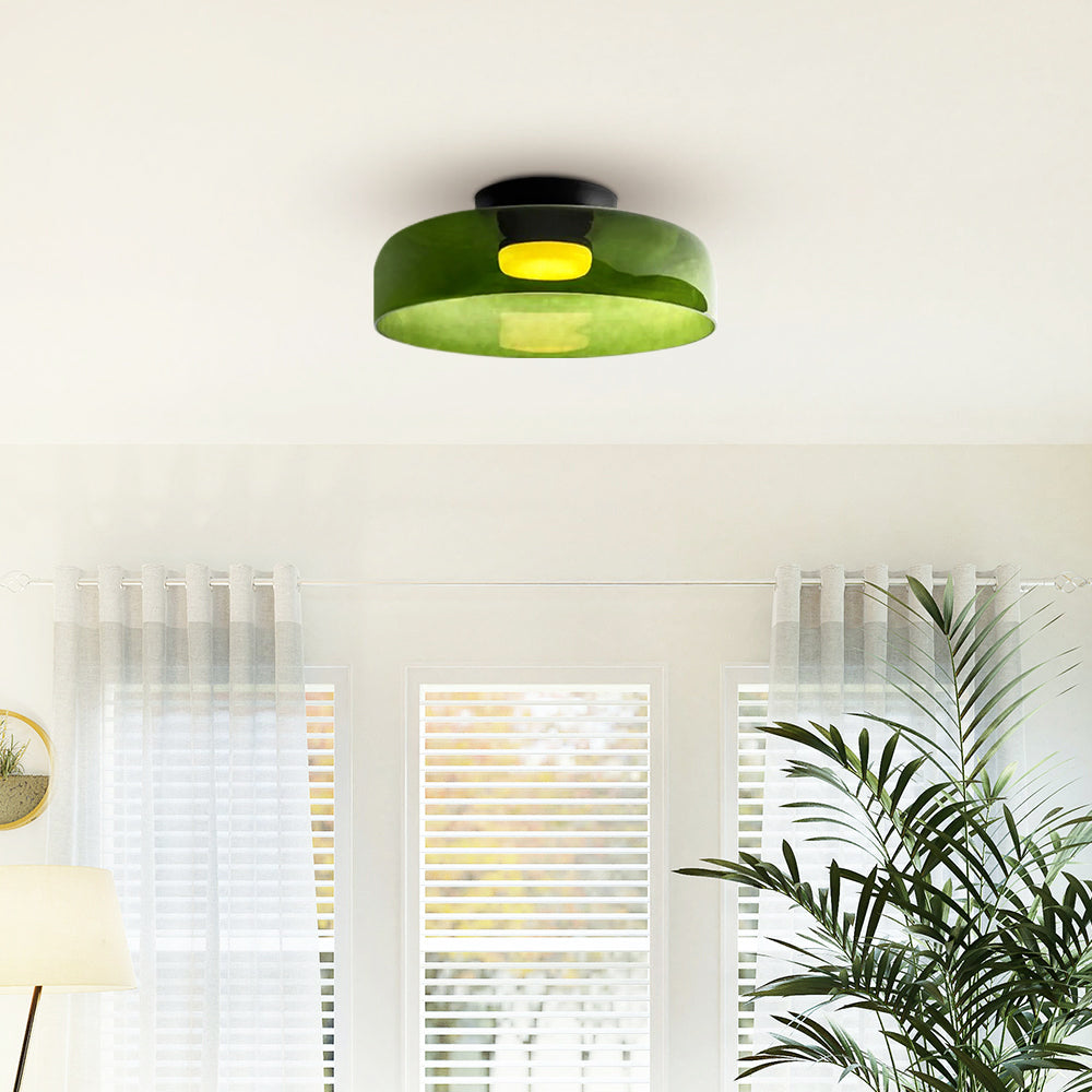 Aria moderne enkel kreativ glasloftslampe