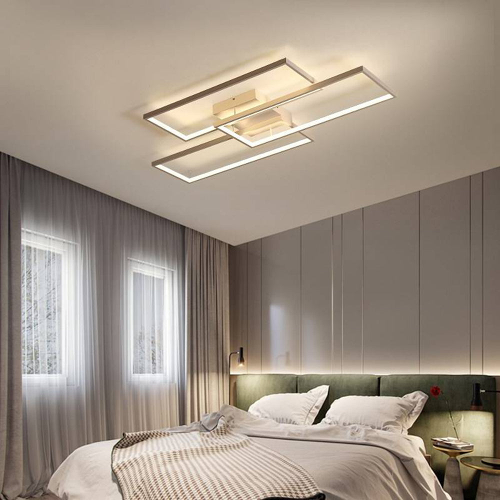 Arisha rektangulær loftslampe, 2 farver