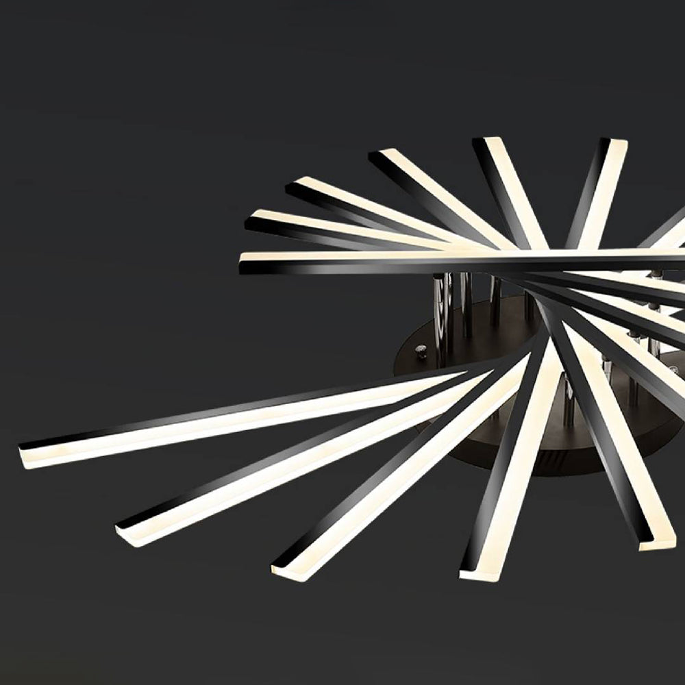 Arisha Linear Flush Mount Ceiling Light, 4 Colour