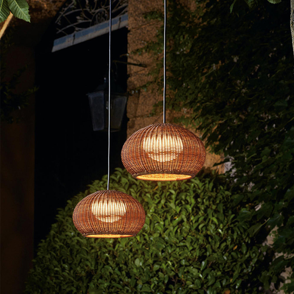 Ray modern lykta taklampa, metall/, beige/kaffe