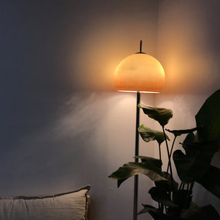 Salgado Modern Hög LED Lampskärm Golvlampa Orange Metall/Glas Vardagsrum/Sovrum