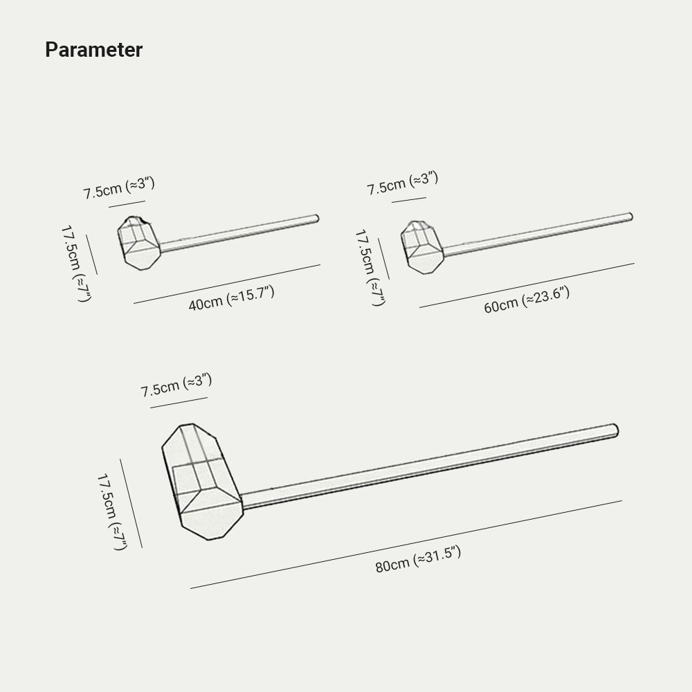 Arisha minimalistinen neliönmuotoinen lineaarinen metalliseinävalaisin, musta/valkoinen