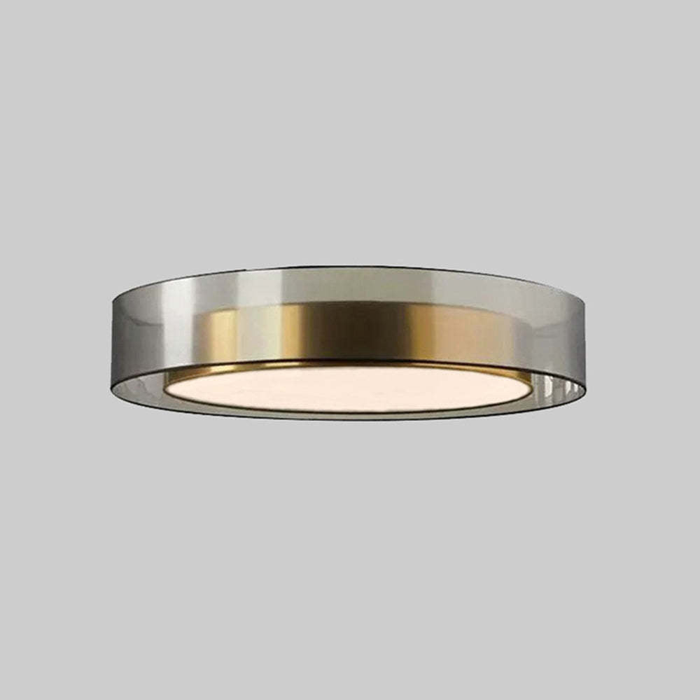 Arisha nordisk modern rund LED-taklampa med utanpåliggande montering, guld/koppar