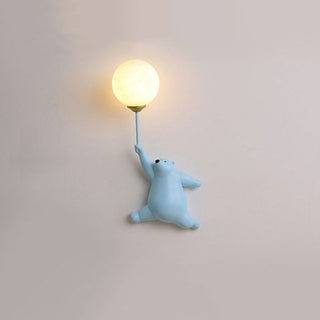 Fateh Vägglampa Inomhus Björn Ballong Harts/Akryl Sovrum/Sängbord/Tudie