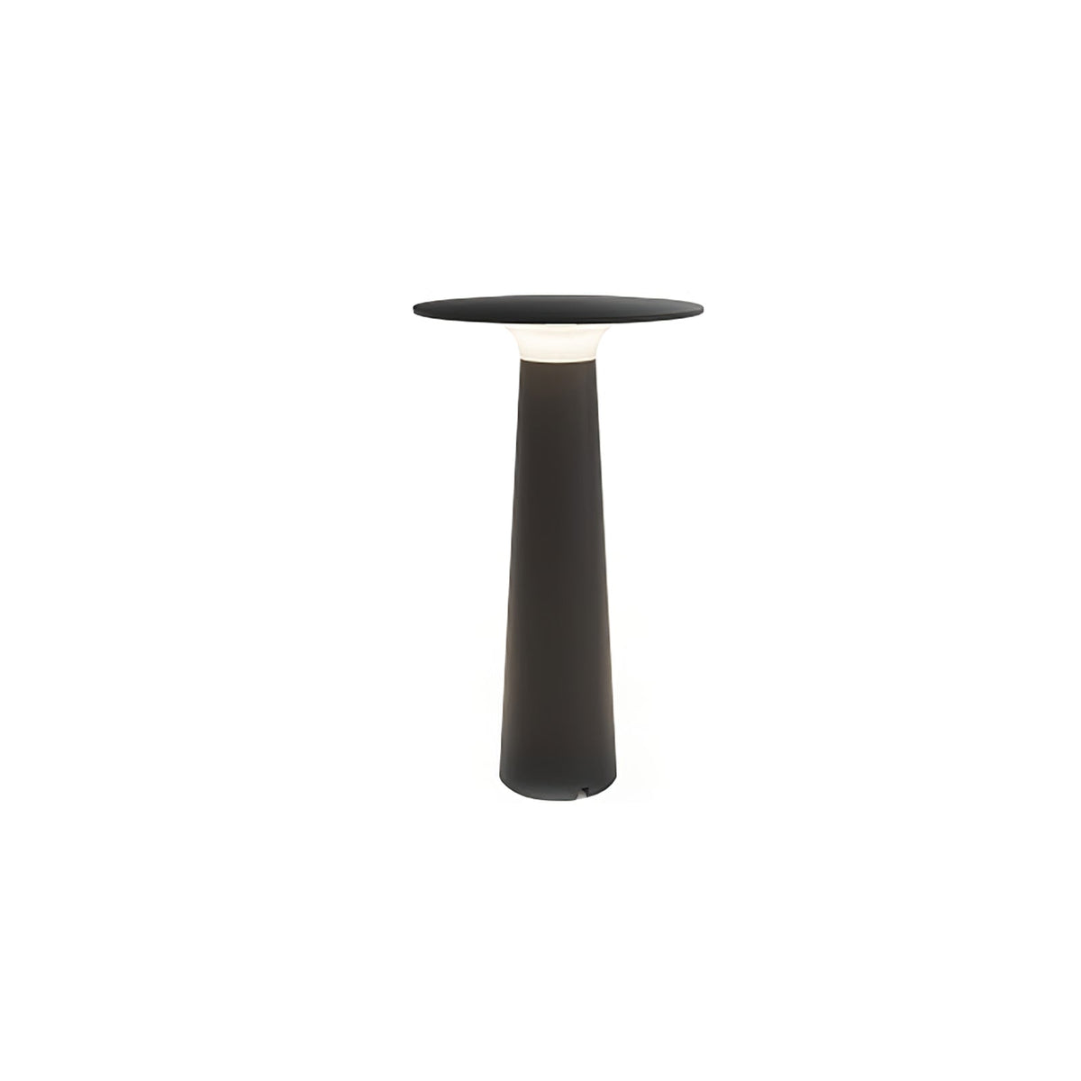 Gwil diskformet udendørs bordlampe