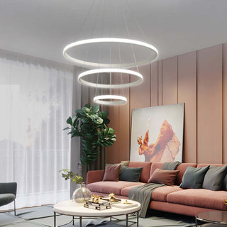 Arisha Pendellampor Yttre Ring Upplyst, 2/3/4 Ringar