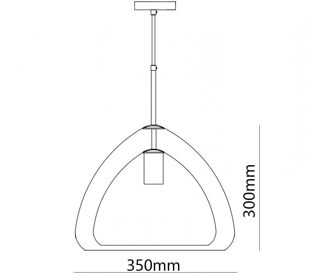Dera lyxig pendellampa med lätt och elegant design