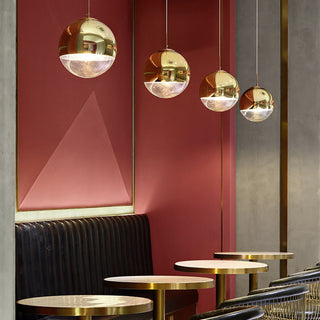 Valentina Modern Pendellampor Metall/Gla Guld/Roséguld Vardagsrum