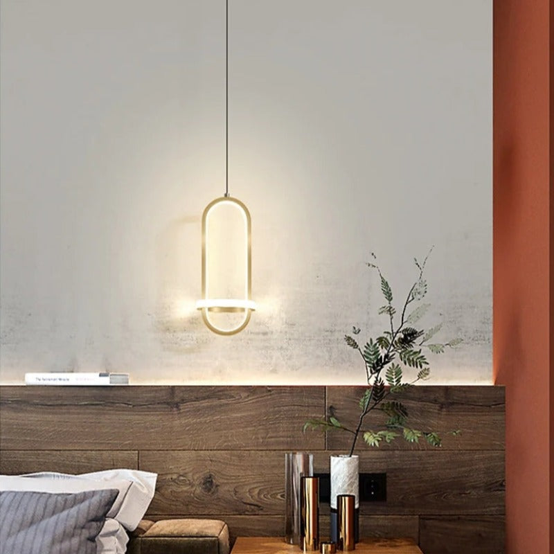 Arisha Modern Minimalist LED Ring Pendant Light Bedsides