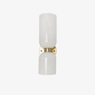 Meza Modern Vägglampa Med Dubbla Huvuden 4 Färger Mässing Glas Vardagsrum/Sovrum/Kök