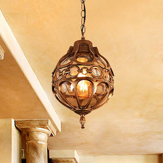 Alessio Vintage Boll Metall LED Pendellampa Vardagsrum Sovrum