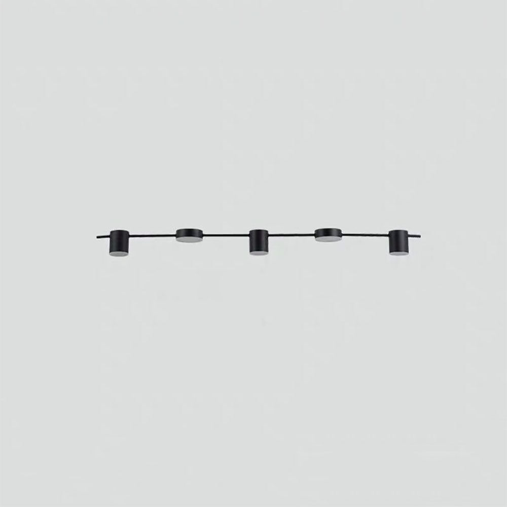 Arisha minimalistisk pendellampa med flera metallskärmar, svart/guldfärgad