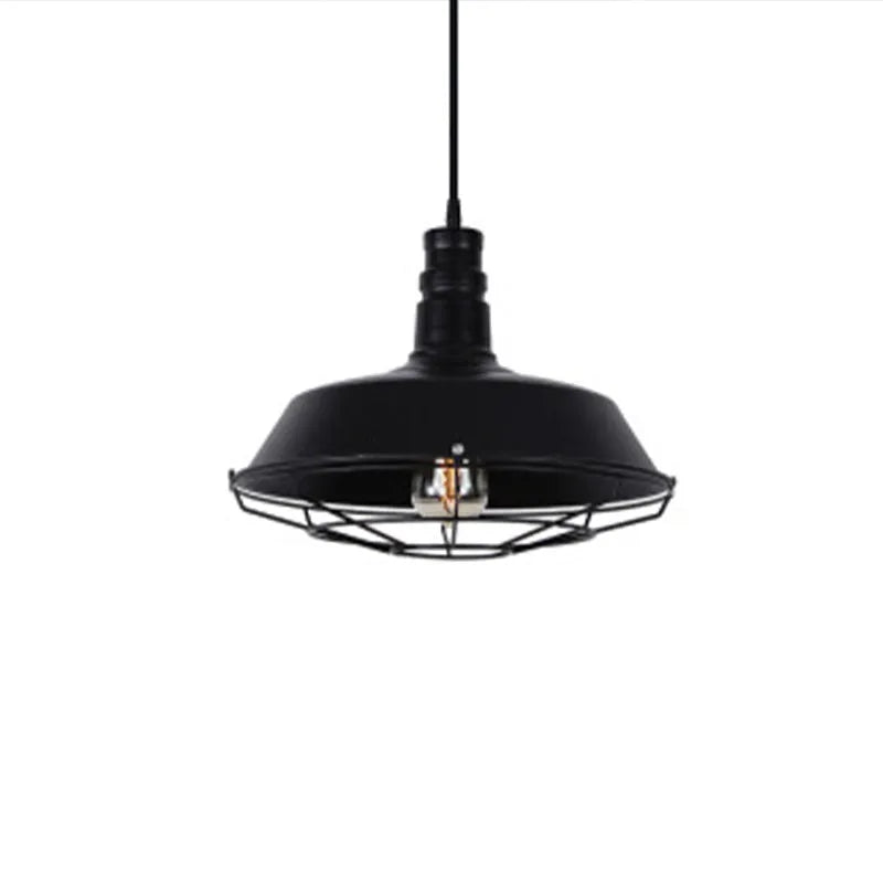 Epoch Rustic Black Industrial Pendant Light Shade