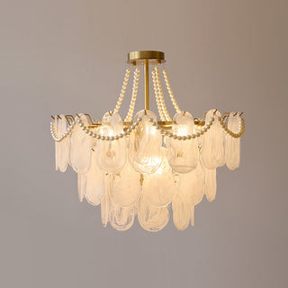 Kirsten Elegant LED Ljuskronor Vit Pärla/Glas/Metall Sovrum/Matsal/Vardagsrum