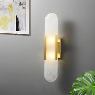 Chan Modern Minimalistisk Lång Metall LED Vägglampa Inomhus Vardagsrum Sovrum