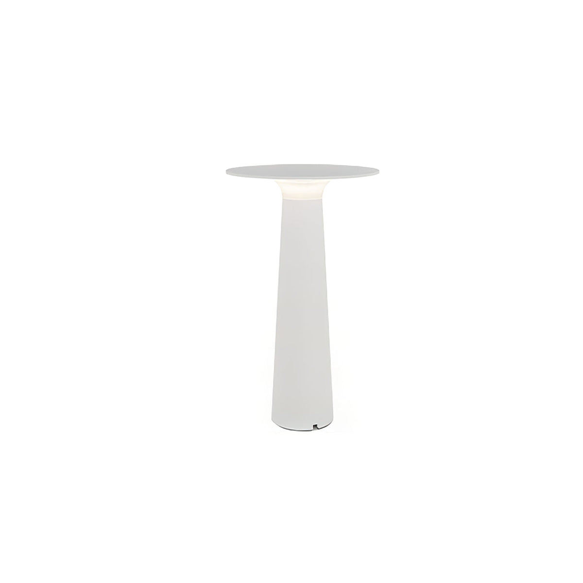 Gwil diskformet udendørs bordlampe