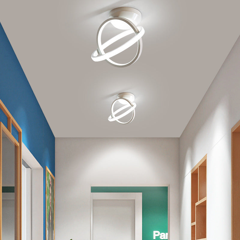 Arisha Modern Globe Ceiling Lamp LED Corridor Decorative Lamp