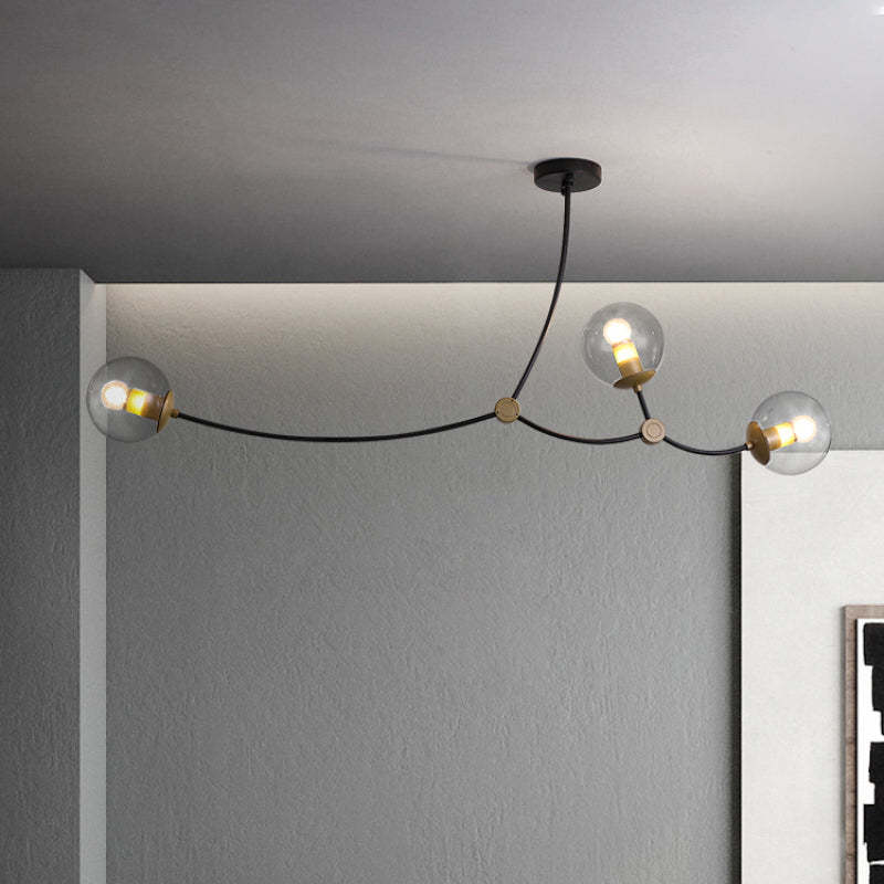 Valentina minimalistisk elegant unik grenlysekrone til stuen