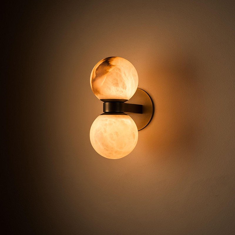 Lumenor Alabaster Celestia vägglampa i klotform