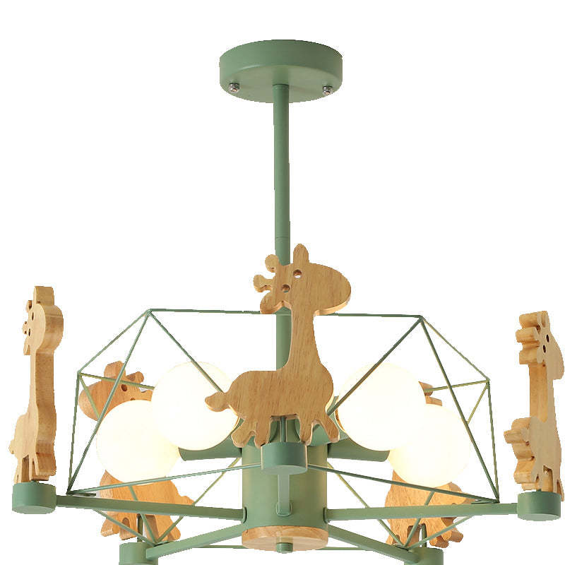 Arisha LED-loftlampe med giraffer
